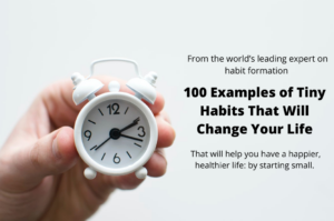 100 Examples Of Tiny Habits That Will Change Your Life – HabitHacks