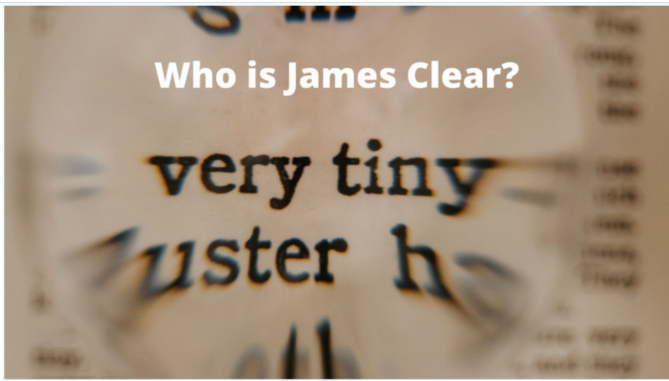 Who is James Clear?