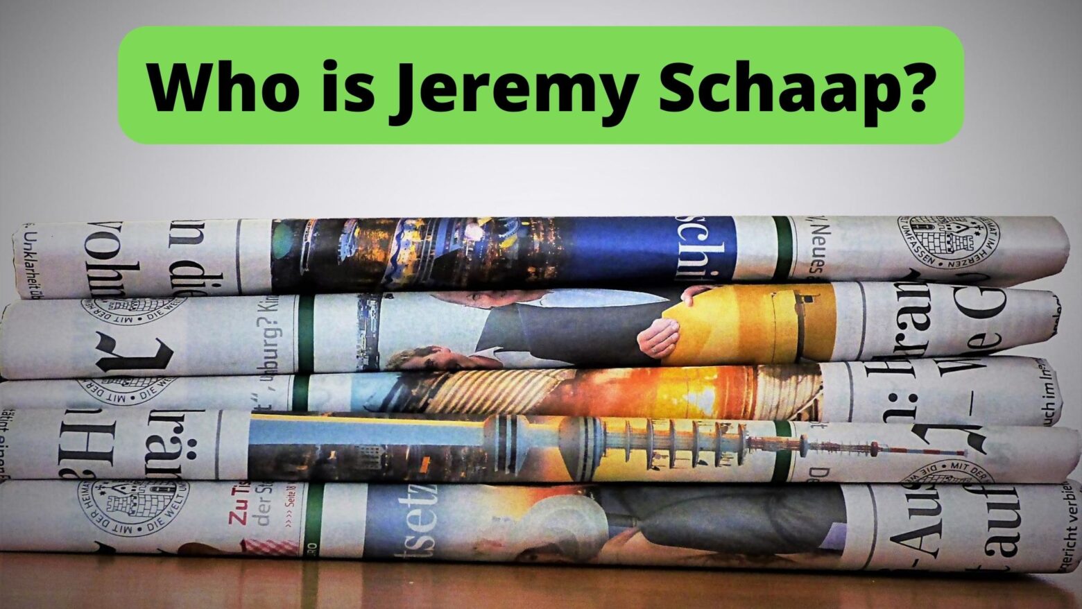 Who is Jeremy Schaap?